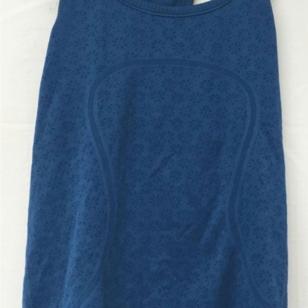 Lululemon Athletica Blue Pencil Tank Top Casual